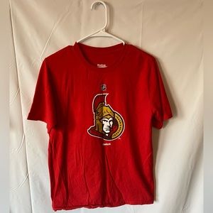Ottawa Senators Reebok NHL Primary Logo Men's Red T-Shirt